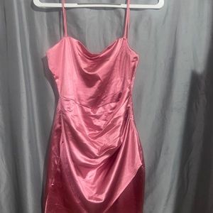 Pink Formal Mini Dress